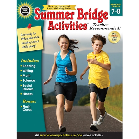 Carson Dellosa Summer Bridge Activities Workbook, Grade 7-8, Paperback 704703